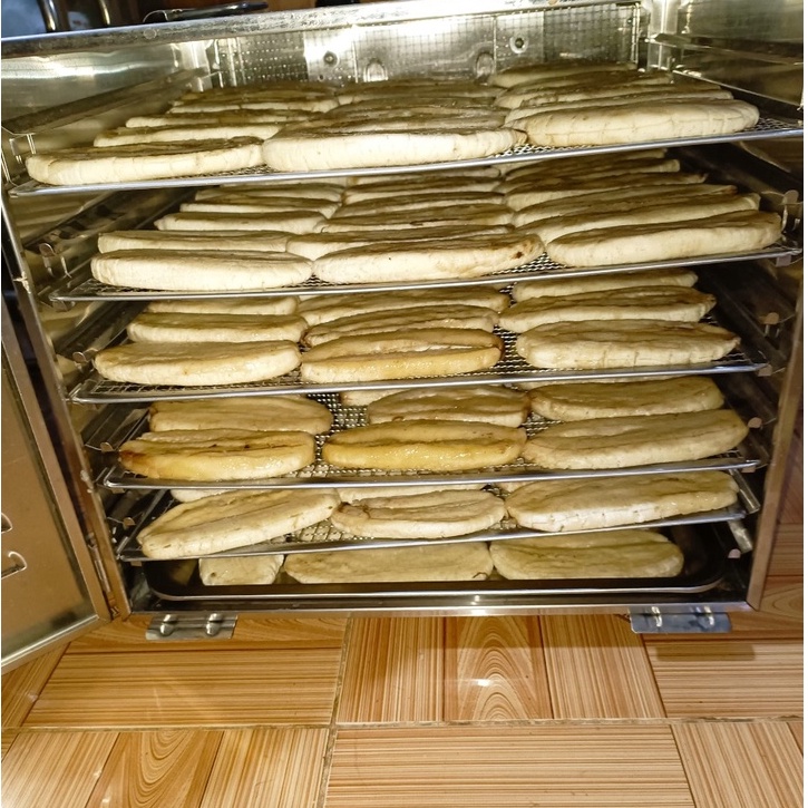 1kg chuối sấy dẻo không đường