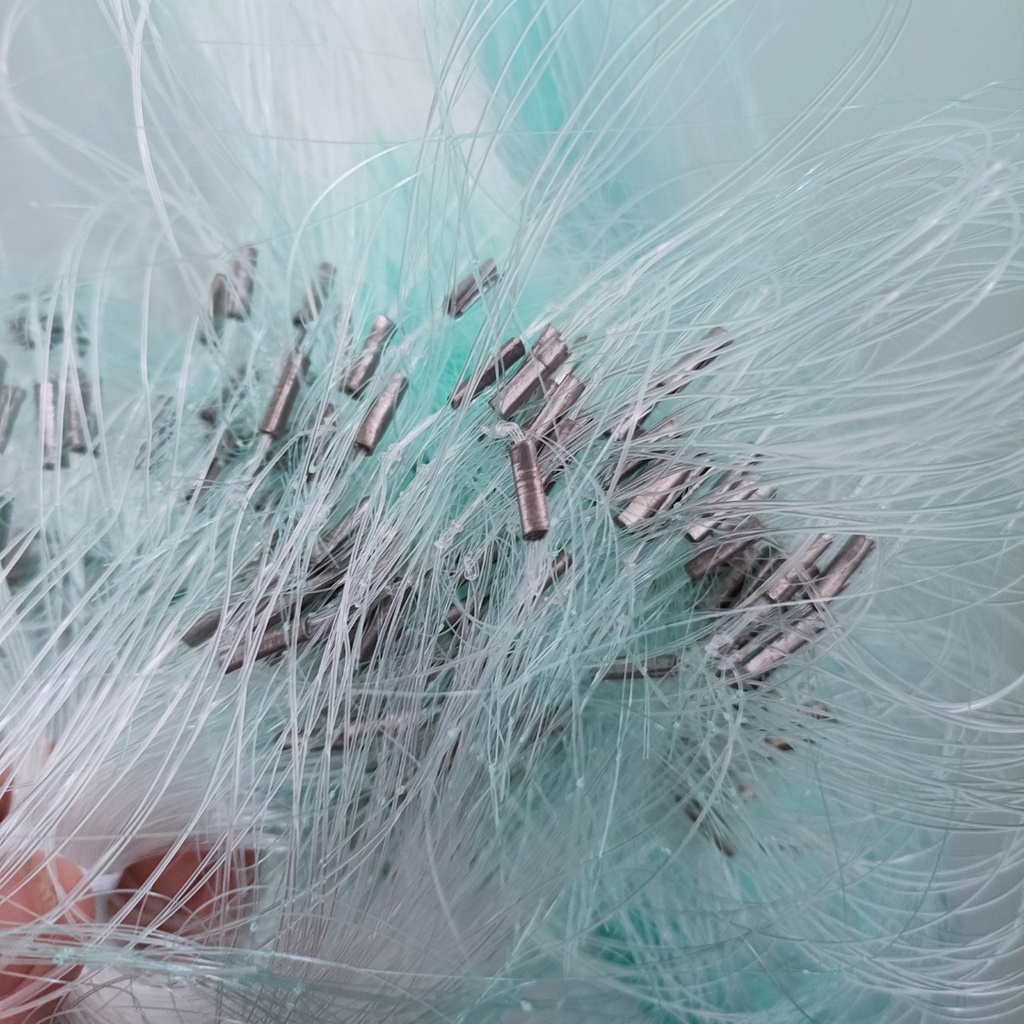 Lưới đánh cá 3 lớp cao 1.2m dài 100m then 4, then 5, then 6, then 7