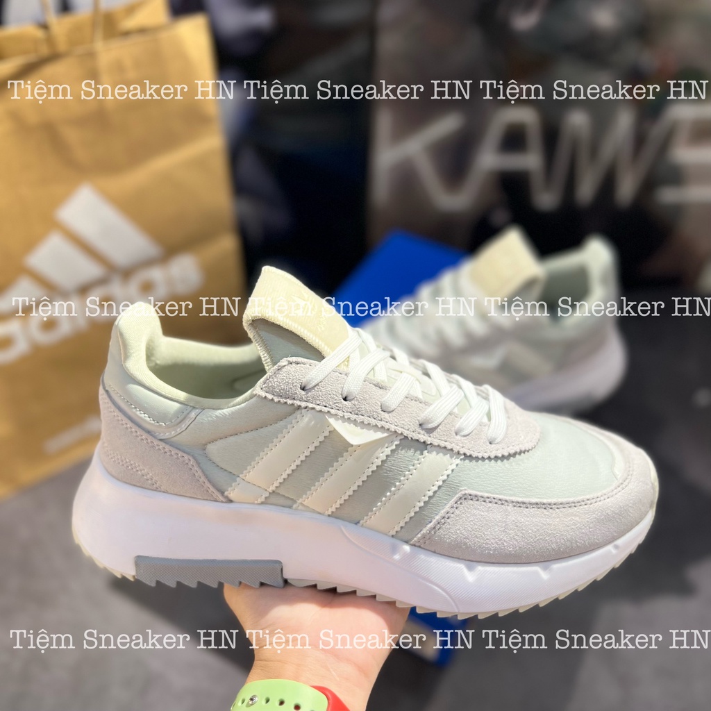 Giày Thể Thao Nam Nữ Adidas Retropy E5 Grey Blue Cá Tính Hot 2022 Xanh Mint