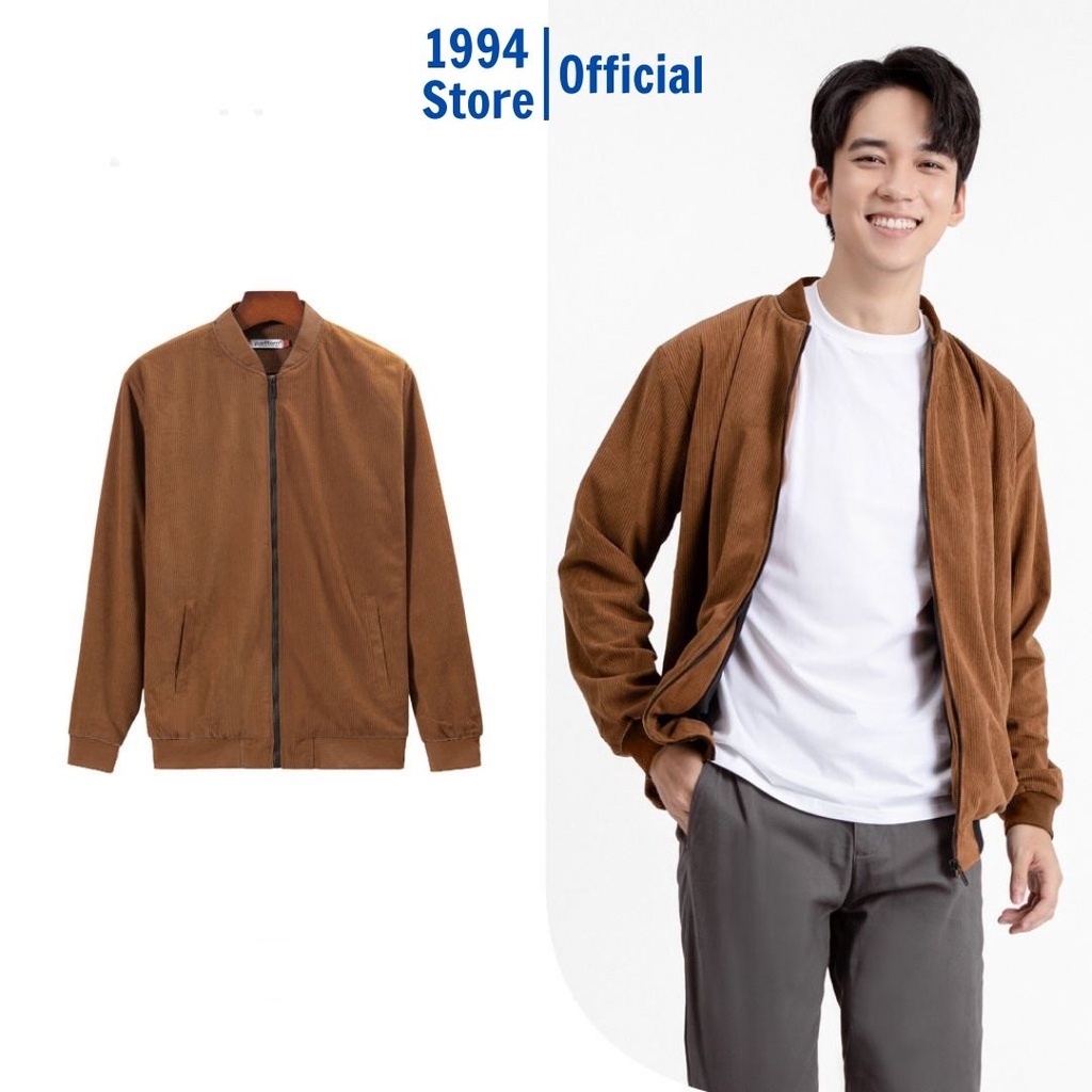 Áo Khoác Bomber Nam 1994 Fashion Vải Nhung Tăm 2 Lớp Cao Cấp Phong Cách Trẻ Trung Năng Động Form Dáng Basic