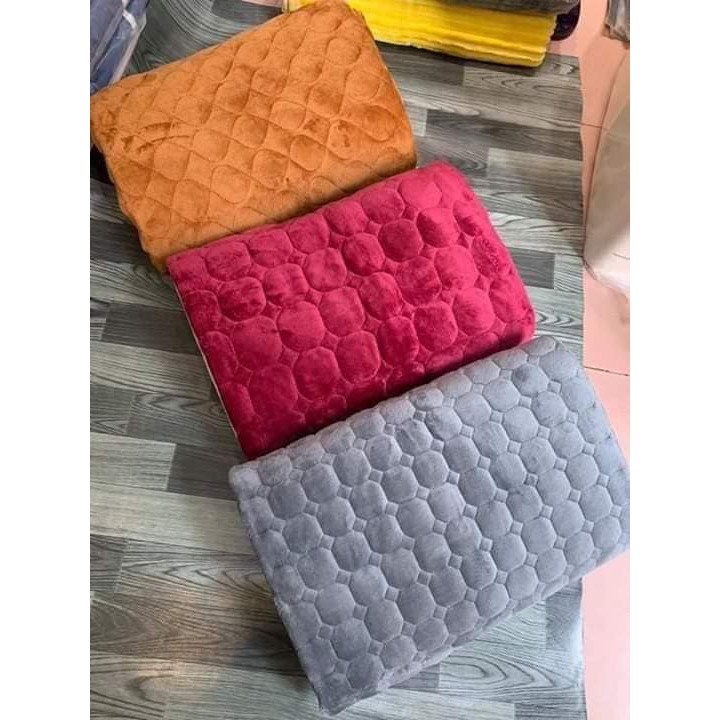 (Siêu Sale Giá Tốt) ✨ Chiếc Thảm trải giường lông cừu cao cấp 3 lớp siêu ấm mẫu Đỏ đô, nhiều mẫu đẹp