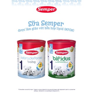 Combo 4 Sữa bột công thức Semper Nutradefense Baby 2 400g/hộp
