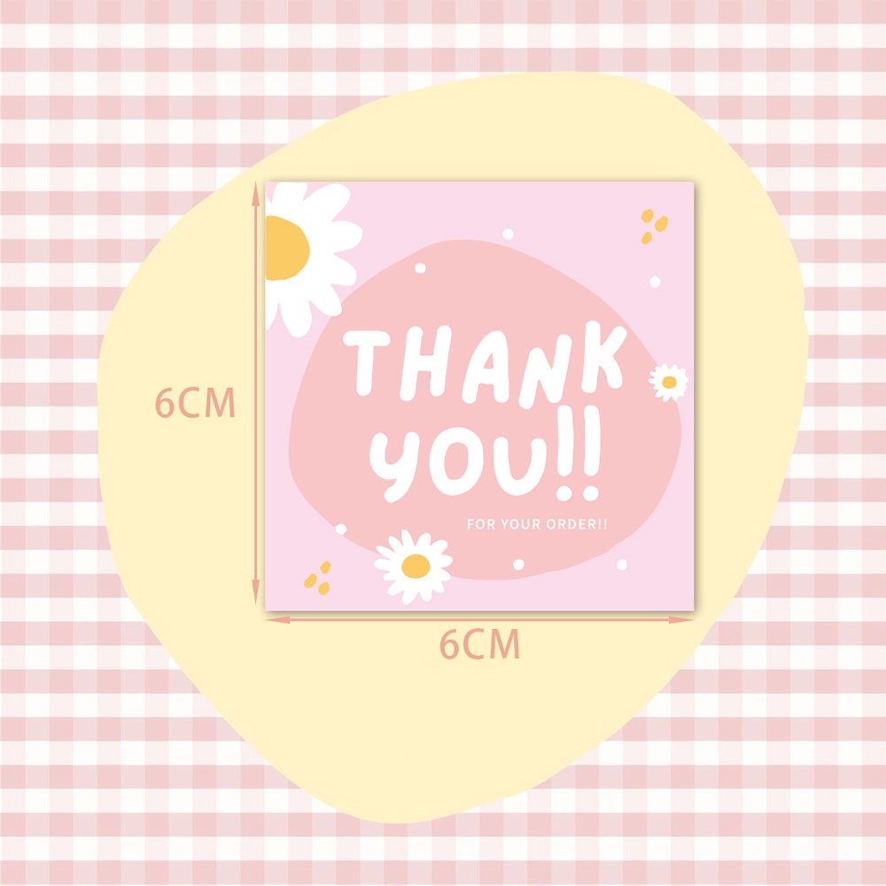 Card cảm ơn, thiệp cảm ơn, card thank you họa tiết đáng yêu, màu sắc tươi sáng nhiều mẫu
