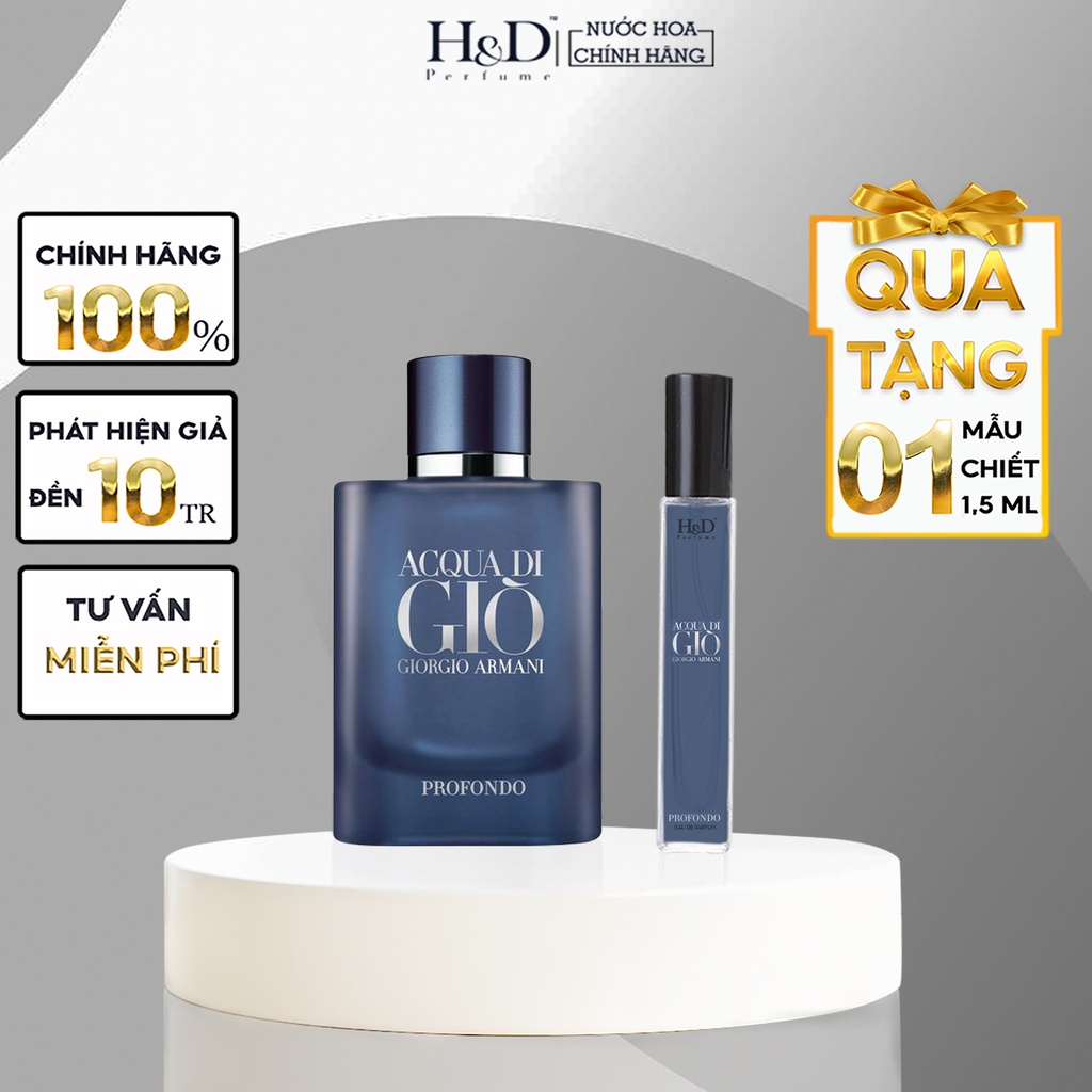 Nước hoa nam Giorgio Armani Di Gio Profondo EDP