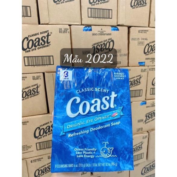Xà bông Coast cục (lốc 8 cục) -907g
