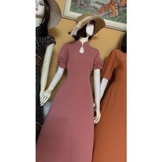 Đầm cổ tàu giọt nước