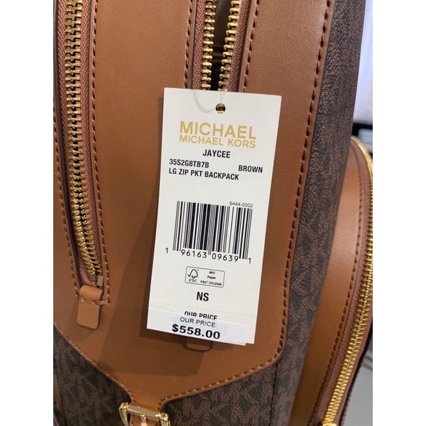 Balo Michael Kors Jaycee size 30