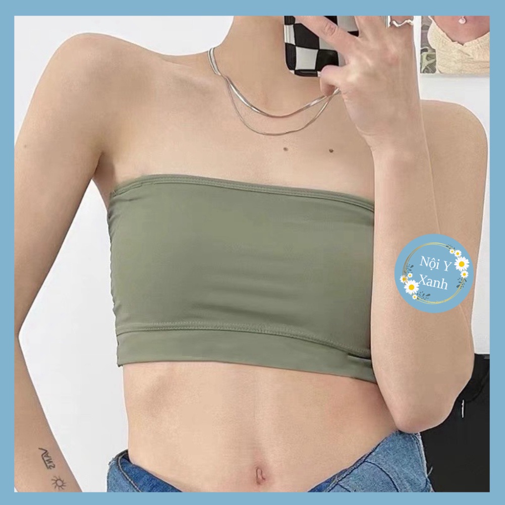 Áo Bra Quây Ngang Đúc Su Mẫu Mới Đệm Đẩy Ngực Móc Kép Sexy A.96 nội y xanh, chất đẹp, deal tốt