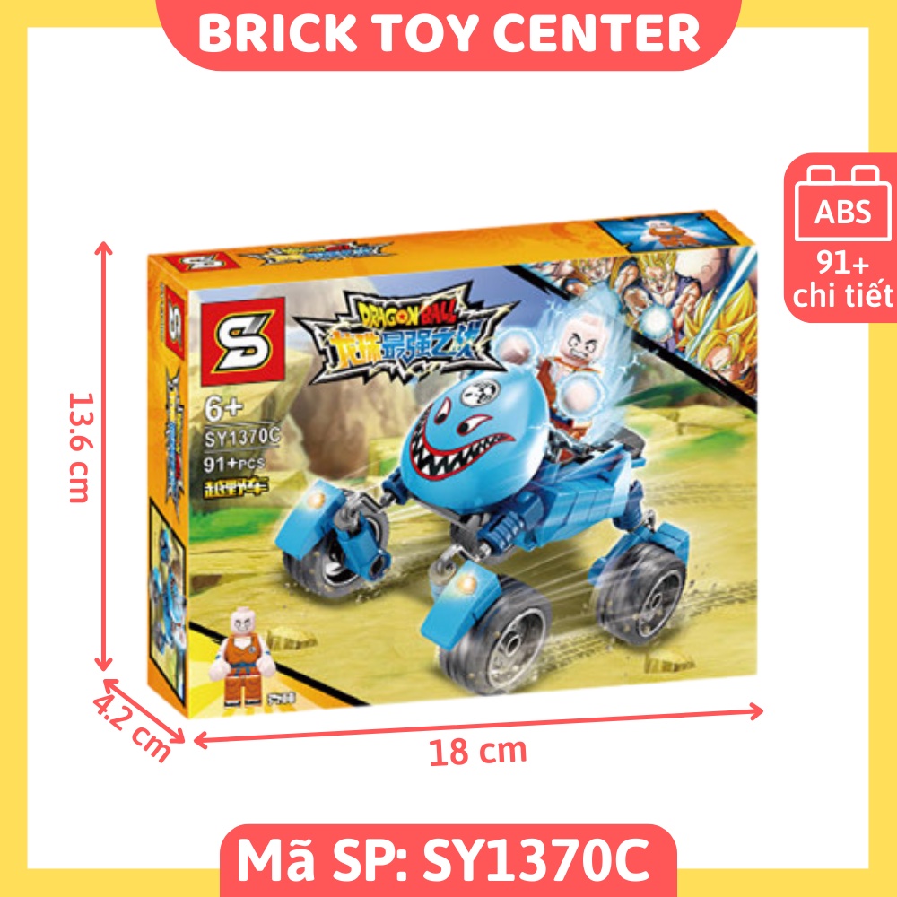 Mô hình lắp ráp nhân vật Dragon Ball 7 viên ngọc rồng Son Goku Vegheta Krillin đồ chơi xếp hình giá rẻ