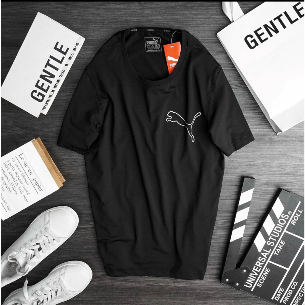 Áo thể thao nam thun mềm siêu mịn co giãn không nhăn không xù tốt áo mặc nhà đi chơi Shop Thể Thao Kute