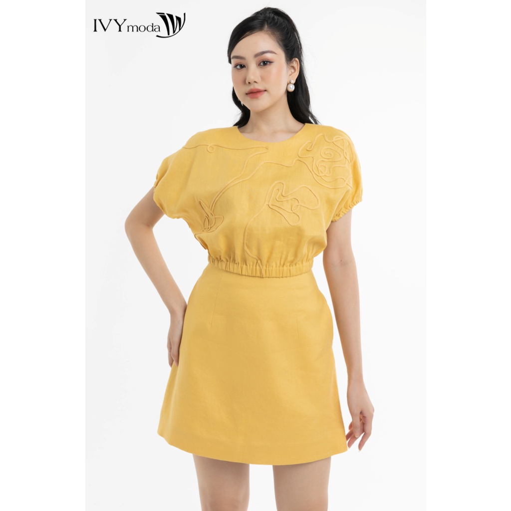 Chân váy thô 2 lớp IVY moda MS 31M7631