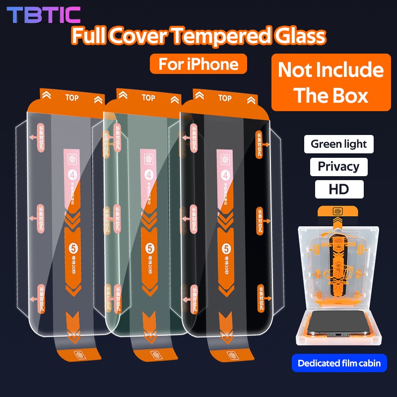 Kính cường lực TBTIC HD bảo vệ màn hình điện thoại thích hợp cho iPhone 14Plus 13 12Promax Mini