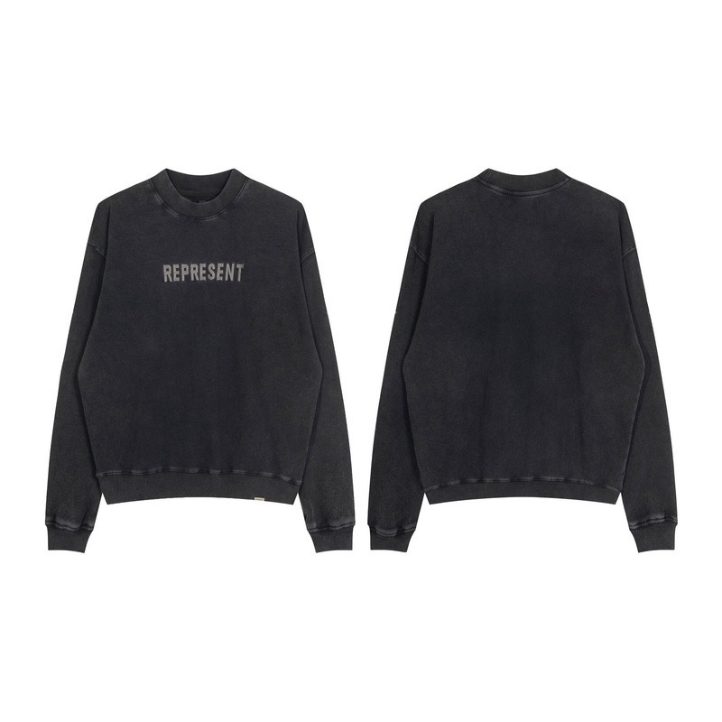 Rep Áo Sweater Thiết Kế Cổ Thuyền Thêu Logo Tối Giản Cổ Điển Đường Phố Cao Thời Trang