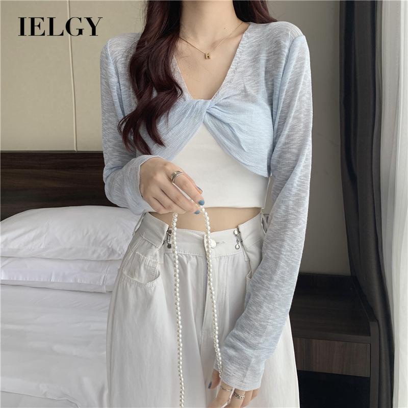 Áo Thun Lửng Tay Dài Phong Cách Hàn Quốc Dành Cho Nữ