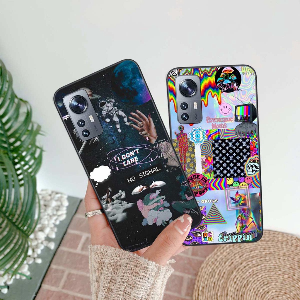 Ốp lưng Xiaomi 12 / Xiaomi 12 Pro hình phi hành gia phê pha, lang thang trên mây, ốp rẻ bền đẹp