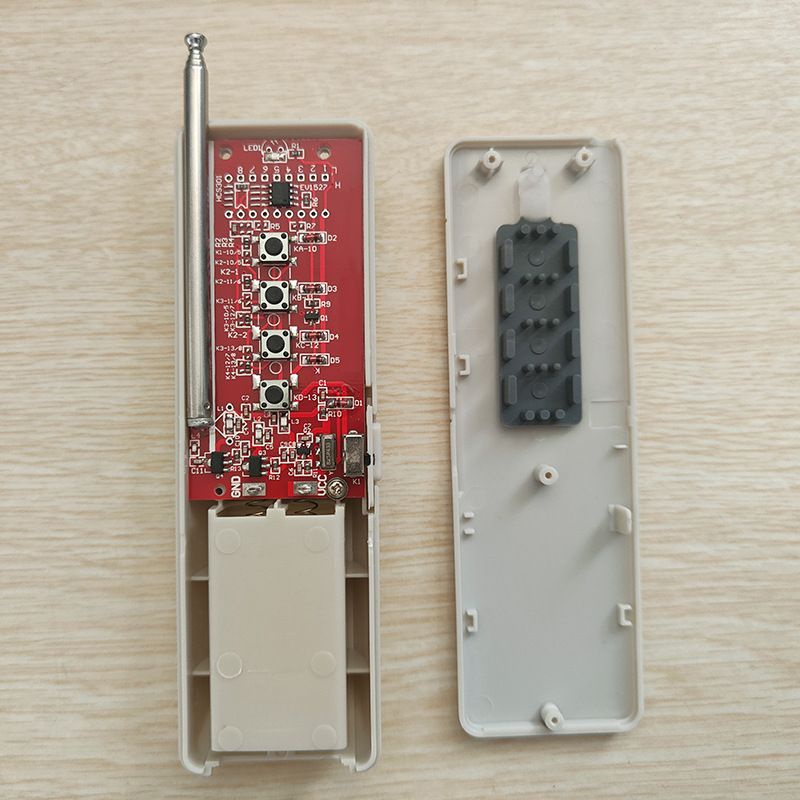Tay điều khiển từ xa tiến lùi dừng ba nút RF433 cho máy tời, đảo chiều mô tơ, động cơ