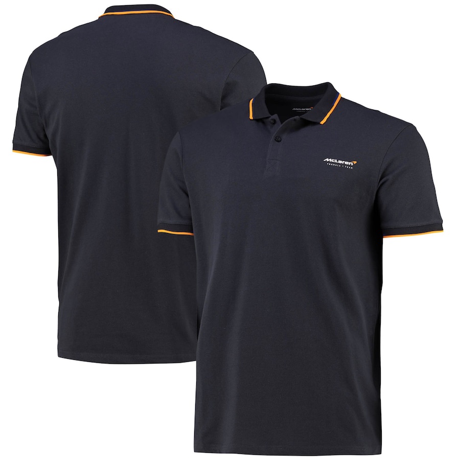 Áo Thun polo mclaren x castore f1 Dáng Ngắn Thời Trang Mùa Hè