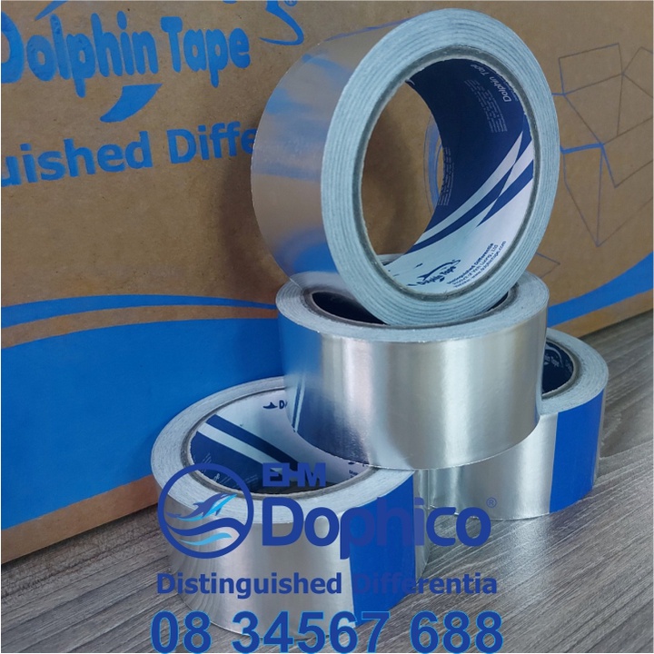 Băng dính Nhôm  – Dùng quấn ống bảo ôn điều hòa trung tâm – Cách nhiệt kho lạnh