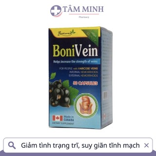 Bonivein suy giãn tĩnh mạch và trĩ chính hãng mỹ