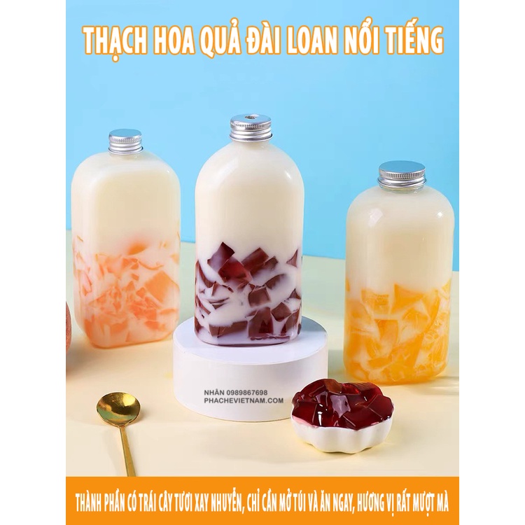 Thạch hoa quả vị vải 1kg - dùng sẵn không cần nấu - ảnh sản phẩm 4