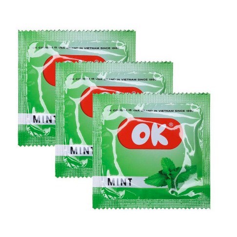 Bao Cao Su Gia Đình OK Bạc Hà Mát Lạnh Cho Cảm giác thăng hoa