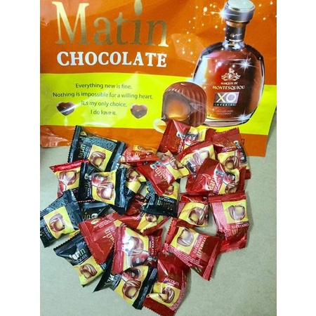 Kẹo Socola Nhân Ruơu Rụ - Siêu Ngon 100G / 250G / 500G