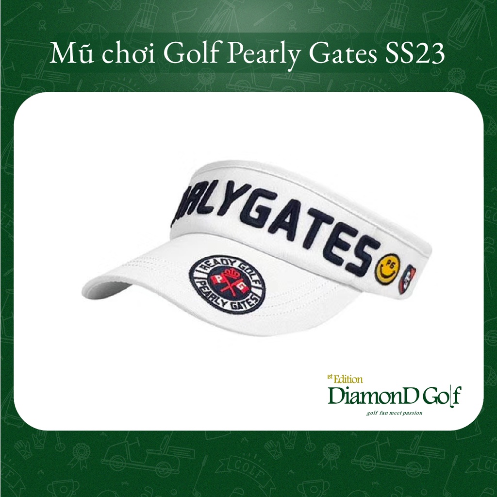 Mũ/Nón nửa đầu chơi Golf Pearly Gates chống nắng thoáng mát 2023