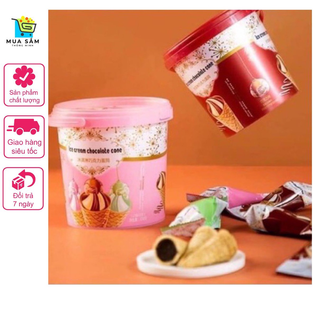Bánh Kem Ốc Quế Socola Xô 158gr