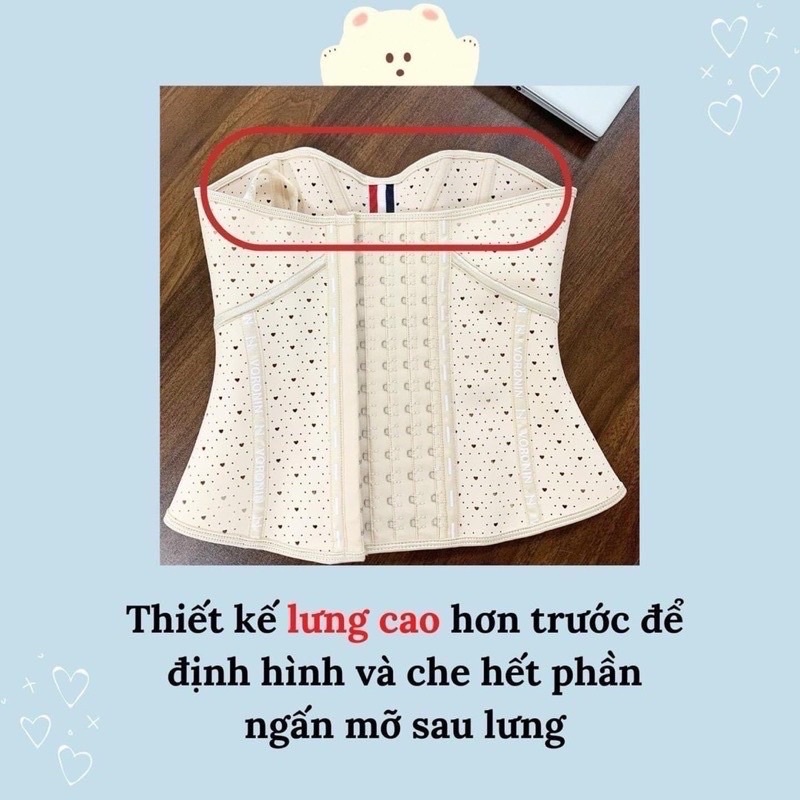 Đai Nịt Bụng Latex VORONIN SIÊU SIẾT EO, che mỡ lưng