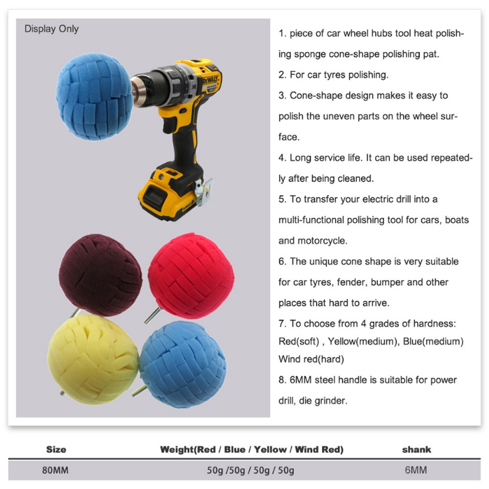 Miếng Bọt Biến Hình Nón Đánh Bóng Xe Hơi