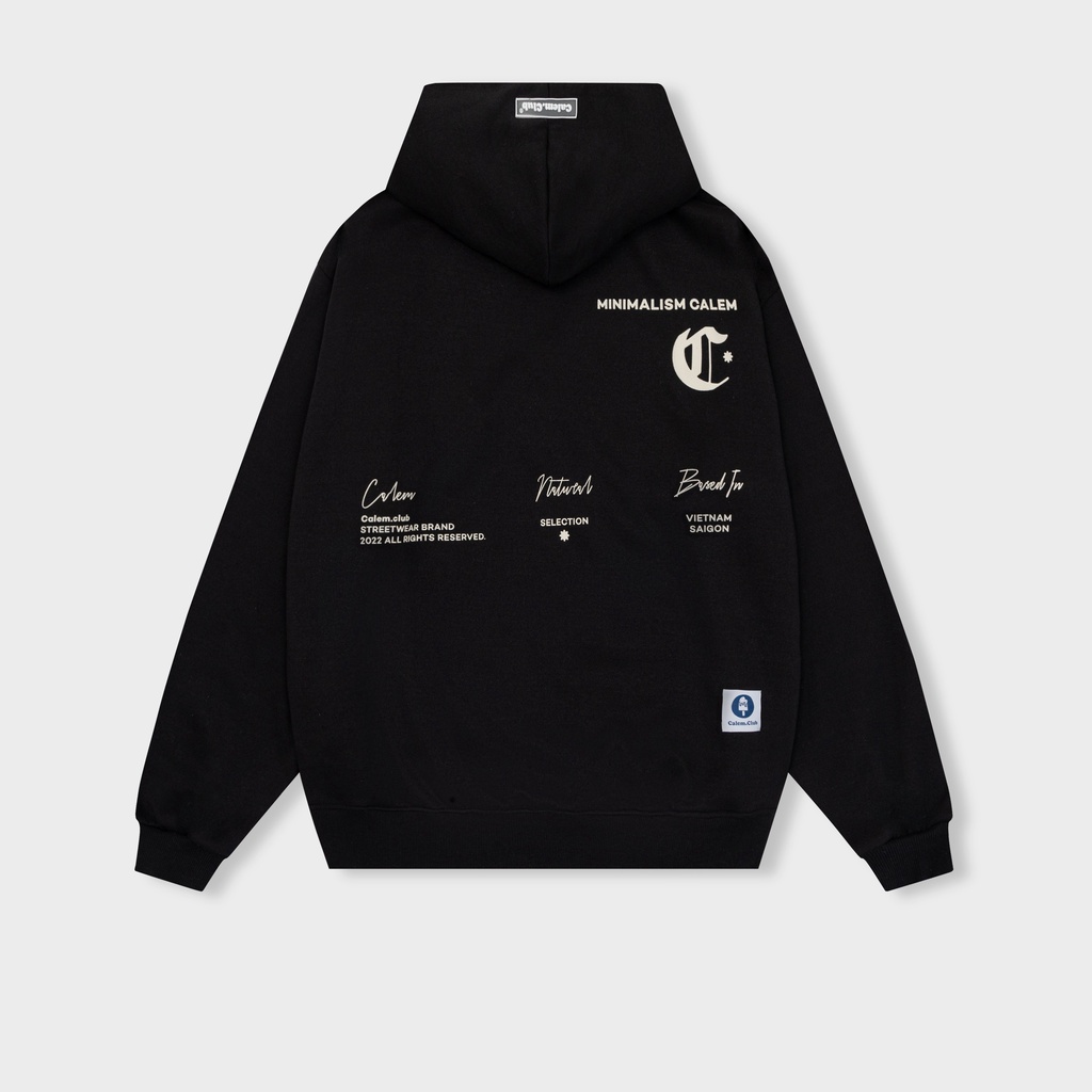 [SALE- NỈ MỎNG ] Calem Club - Áo khoác Hoodie Zip MINIMALISM chất nỉ lót bông form unisex | BigBuy360 - bigbuy360.vn