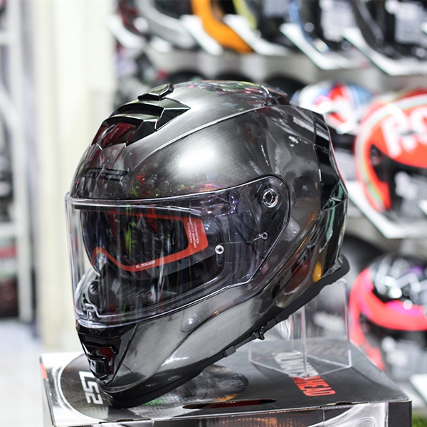MŨ BẢO HIỂM FULLFACE LS2 FF800 STORM tặng PINLOCK, GĂNG TAY, KHÓA MŨ -  PHƯỢT KING