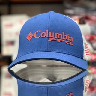 Nón Lưỡi Trai Columbia Bít Đuôi Phối Lưới Xanh Dương Chữ Đỏ Hàng Xuất Xịn Hàng Mới Về Size L-XL 57-59cm