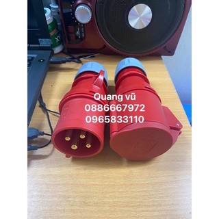 Ổ cắm + phích cắm công nghiệp PCE 16A-32a 4 chân made in Austria