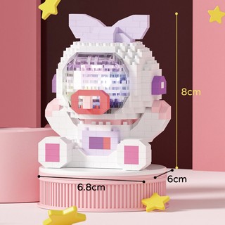 Đồ chơi Lắp Ráp Mô Hình Nhân Vật Phi Hành Gia Tiny, Ann, Andy Dễ Thương
