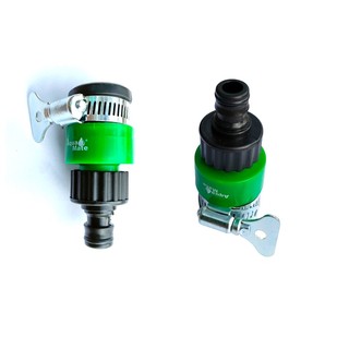 Cut nối nhanh với vòi nước thông dụng 21mm, một đầu nối nhanh dương.