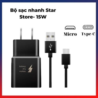 Cốc cáp sạc nhanh type-C micro 15W Quick Charge 2.0