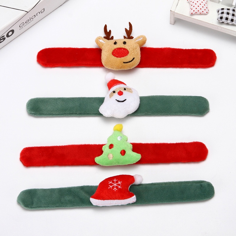 Vòng Đeo Tay Trang Trí Giáng Sinh / Năm Mới Hình Ông Già Noel
