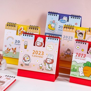 Lịch Để Bàn Năm 2023 Họa Tiết Dễ Thương, Đẹp Sắc Sảo Nhiều Màu Sắc, Tiện Lợi Dùng Để Trang Trí Góc Học Tập, Bàn Làm Việc