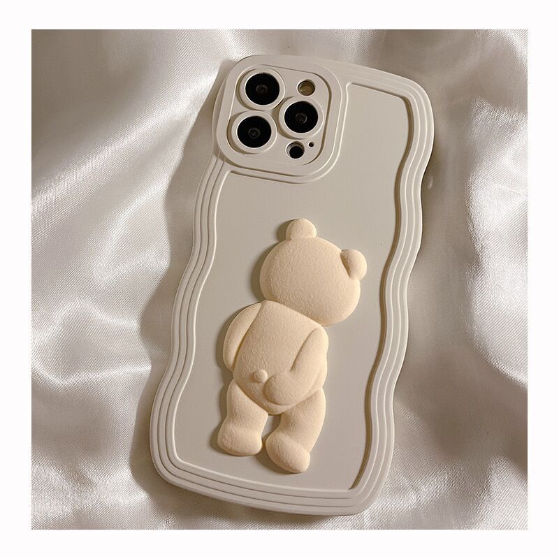 Ốp Điện Thoại Mềm In Hình Gấu Hoạt Hình Dễ Thương Cho iphone 15 pro max 14 / 13 / 12 / 11 pro max / 12 78plus / xs 11