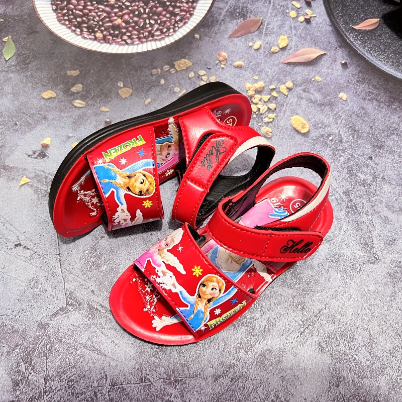Sandal elsa công chúa cho bé gái da pu giá rẻ 635
