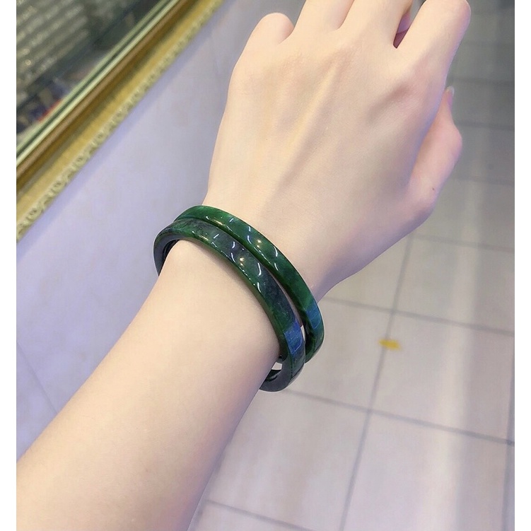 Vòng ng ọc xanh đậm đẹp Minh Hằng Jewelry ( Tặng hộp đẹp)