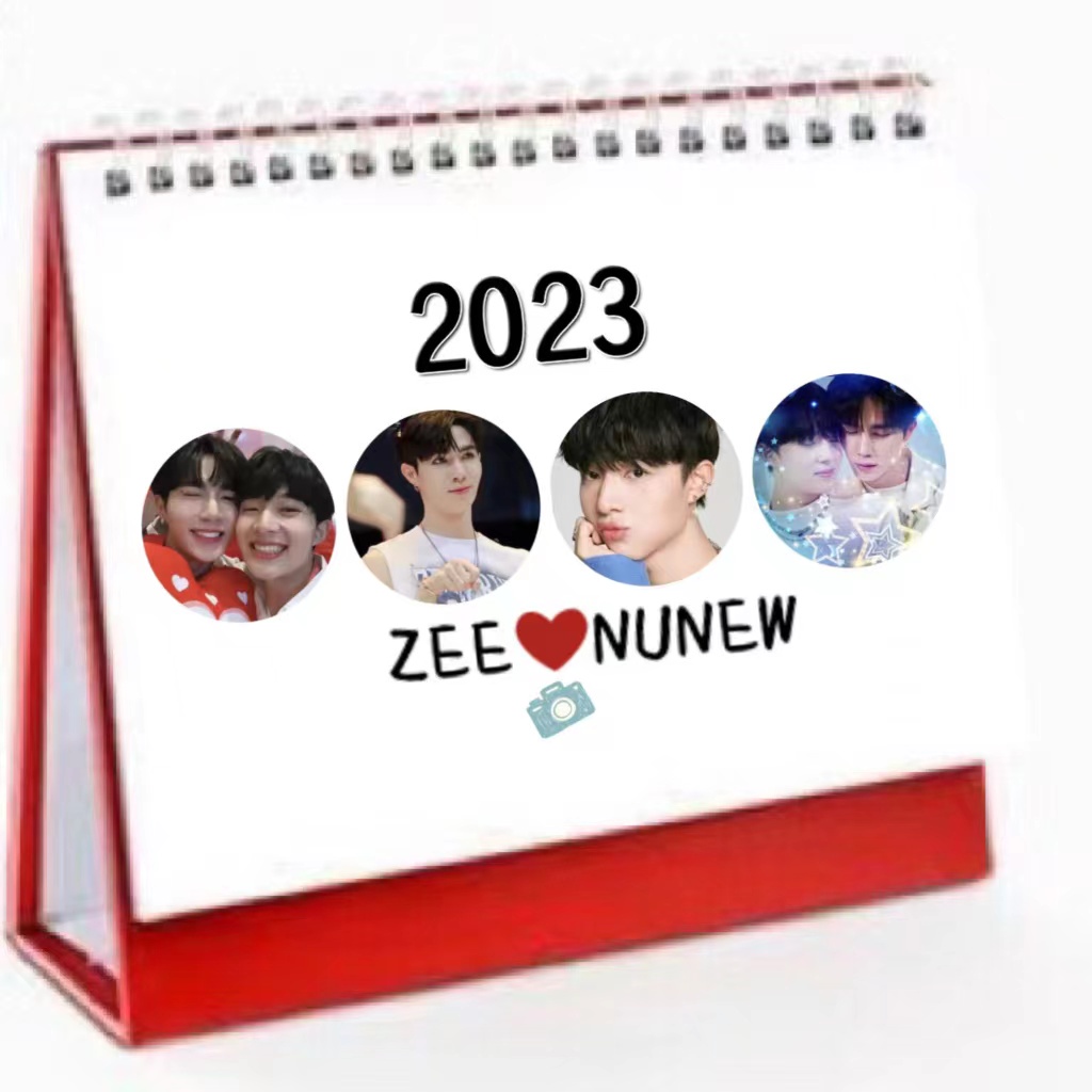 Lịch Năm Mới 2023 ZeeNunew Zeeenew Zeeenew Để Bàn Thiết Kế Tùy Chỉnh