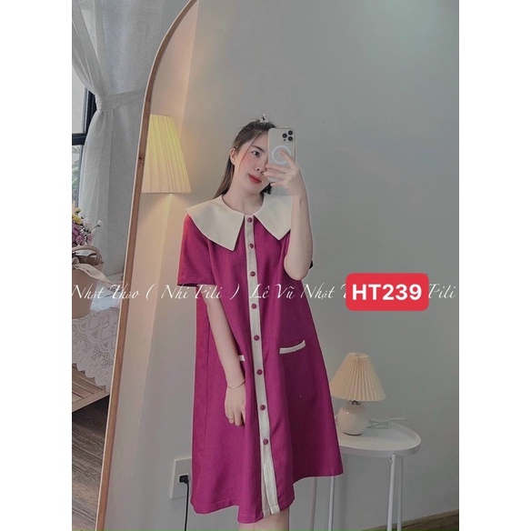 đầm bầu công sở (sz 50~70kg) - ht238