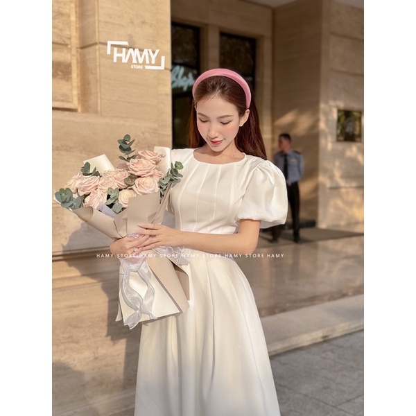 Đầm Tay Búp Xoè