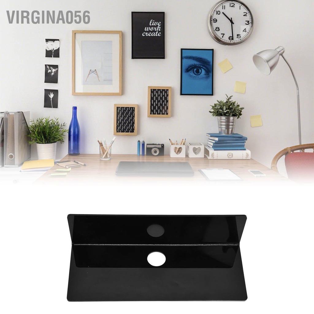 Virgina056 Kệ treo tường acrylic Mô hình trưng bày Chân đế Đấm Giá lưu trữ miễn phí nổi cho loa đồng hồ