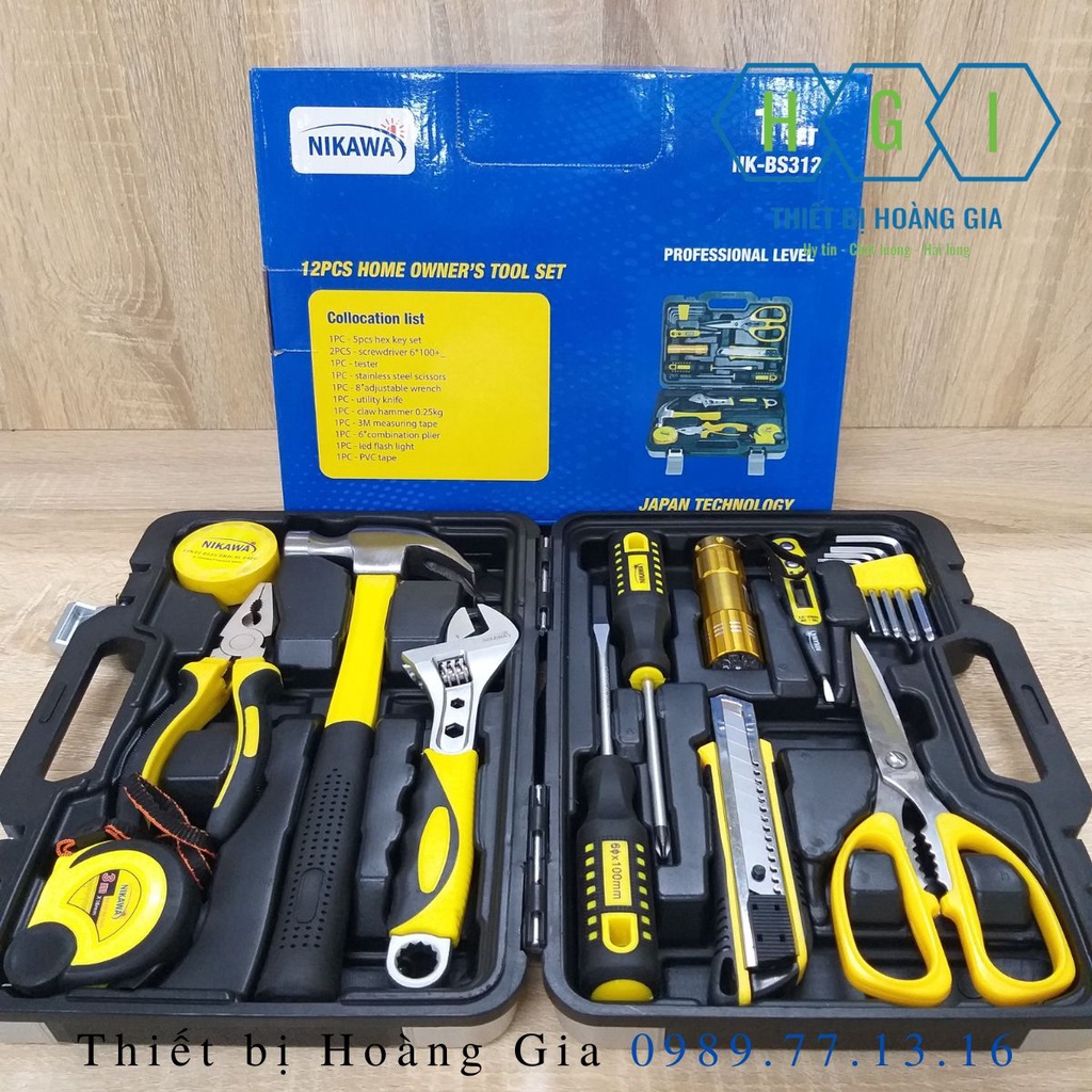 Bộ dụng cụ sửa chữa đa năng Nikawa NK-BS312