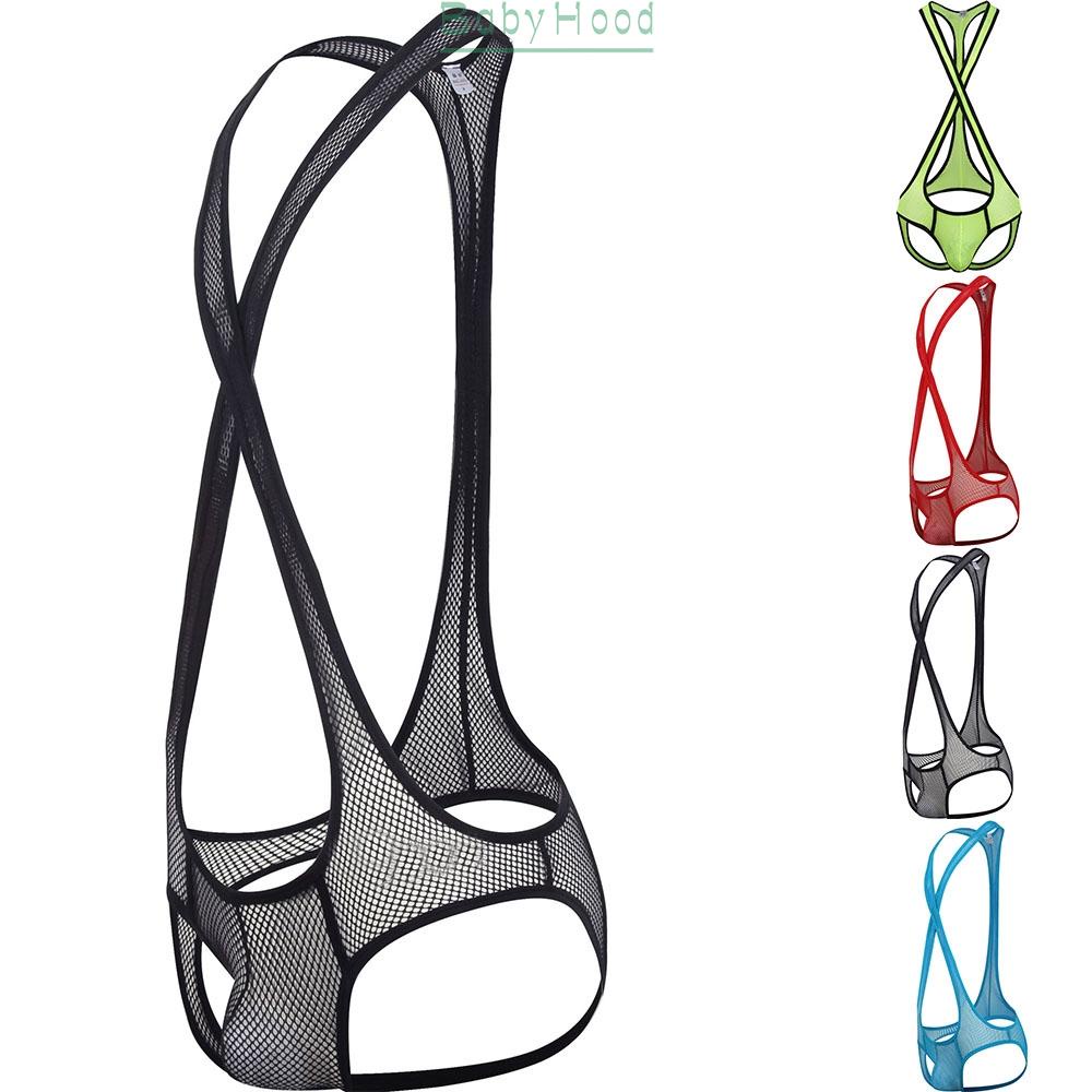 Underwear Stretch Strings Bodysuit U Convex Boxer Briefs Underpants Wrestling#BBHOOD