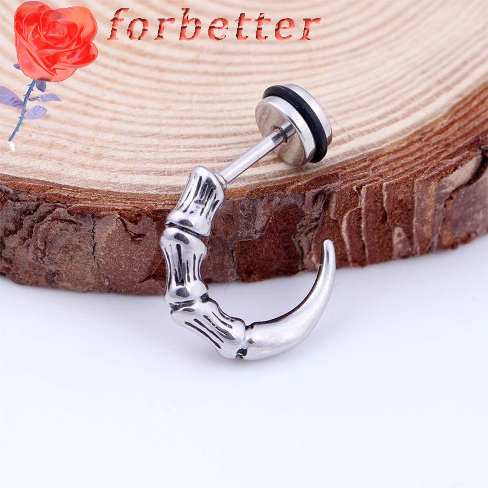 Khuyên Tai Dáng Thả Hình Móng Vuốt Đại Bàng Bằng Thép Không Gỉ Phong Cách Gothic Punk Vintage Hàn Quốc Cá Tính Dành Cho Bạn Nữ