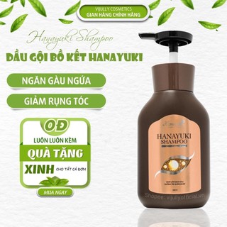 Dầu gội bồ kết thảo dược Hanayuki Shampoo hết sạch gàu, dưỡng tóc suôn mượt, chắc khỏe, giữ nếp bồng bềnh, thơm lâu